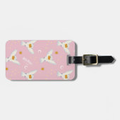 Hedwig Pink Sonnenwende Muster Gepäckanhänger (Vorderseite horizontal)