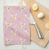 Hedwig Pink Sonnenwende Muster Geschirrtuch (Viertel Falte)