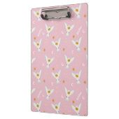 Hedwig Pink Sonnenwende Muster Klemmbrett (Links)
