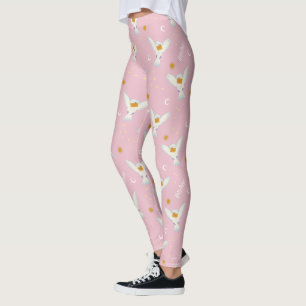 Hedwig Pink Sonnenwende-Muster Leggings