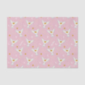 Hedwig Pink Sonnenwende-Muster Seidenpapier (Vorderseite)
