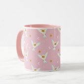 Hedwig Pink Sonnenwende Muster Tasse (Vorderseite Links)
