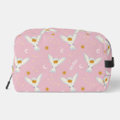 Hedwig Pink Sonnenwende Muster Waschbeutel (Rückseite)