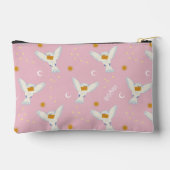 Hedwig Pink Sonnenwende Muster Zubehörtasche (Rückseite)