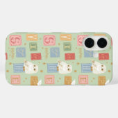 Hedwig-Post-Blockbuchstaben-Muster Case-Mate iPhone Hülle (Rückseite (Horizontal))