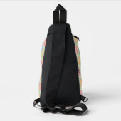 Hedwig-Post-Blockbuchstaben-Muster Crossbody Bag (Rückseite)