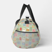Hedwig-Post-Blockbuchstaben-Muster Duffle Bag (Rechts)