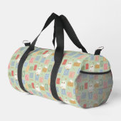 Hedwig-Post-Blockbuchstaben-Muster Duffle Bag (Rechte Ecke)