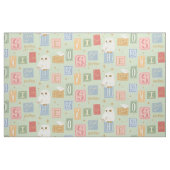 Hedwig-Post-Blockbuchstaben-Muster Stoff (Fat Quarter (45,7 x 55,9 cm))