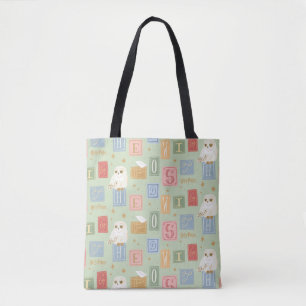 Hedwig-Post-Blockbuchstaben-Muster Tasche