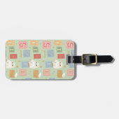 Hedwig Post Letter Block Pattern Gepäckanhänger (Vorderseite horizontal)