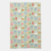 Hedwig Post Letter Block Pattern Geschirrtuch (Vertikal)