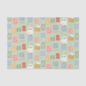 Hedwig Post Letter Block Pattern Seidenpapier (Vorderseite)