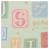 Hedwig Post Letter Block Pattern Stoff (Nahaufnahme)