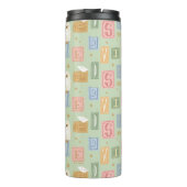 Hedwig Post Letter Block Pattern Thermosbecher (Rückseite)