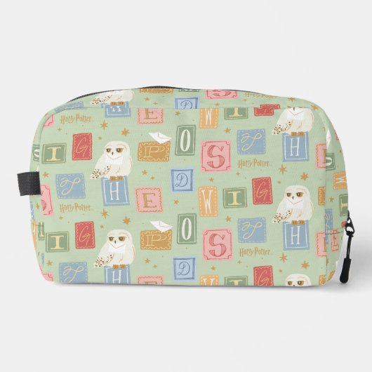 Hedwig Post Letter Block Pattern Waschbeutel (Vorderseite)