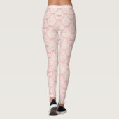 Hedwig-Rosa-Schleifen-Muster Leggings (Rückseite)