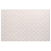 Hedwig-Rosa-Schleifen-Muster Stoff (Yard (91,4 cm))