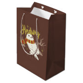 Hedwig Whimsical Forest Drawing Mittlere Geschenktüte (Rückseite Schrägansicht)