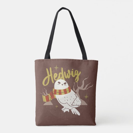 Hedwig Whimsical Forest Drawing Tasche (Rückseite)