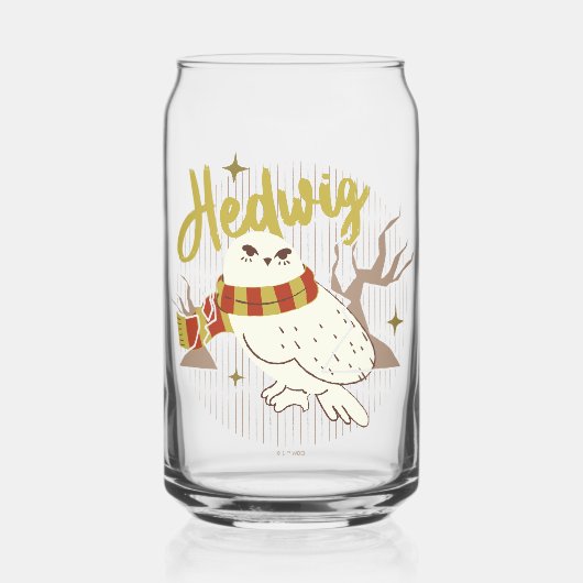 Hedwig Whimsical Wald Zeichnung Dosenglas (Vorderseite)