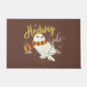 Hedwig Whimsical Wald Zeichnung Fußmatte (Vorderseite)