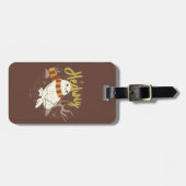 Hedwig Whimsical Wald Zeichnung Gepäckanhänger (Vorderseite horizontal)