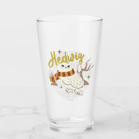 Hedwig Whimsical Wald Zeichnung Glas (Vorderseite)