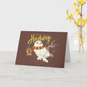 Hedwig Whimsical Wald Zeichnung Karte (Gelbe Blume)