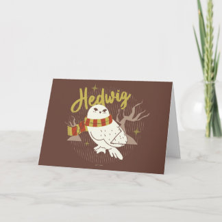 Hedwig Whimsical Wald Zeichnung Karte