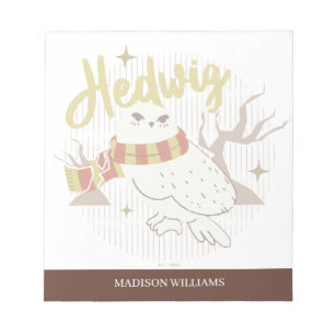 Hedwig Whimsical Wald Zeichnung Notizblock