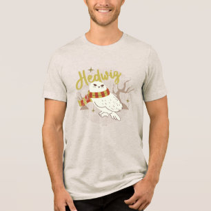 Hedwig Whimsical Wald Zeichnung Tri-Blend Shirt