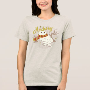Hedwig Whimsical Wald Zeichnung Tri-Blend Shirt