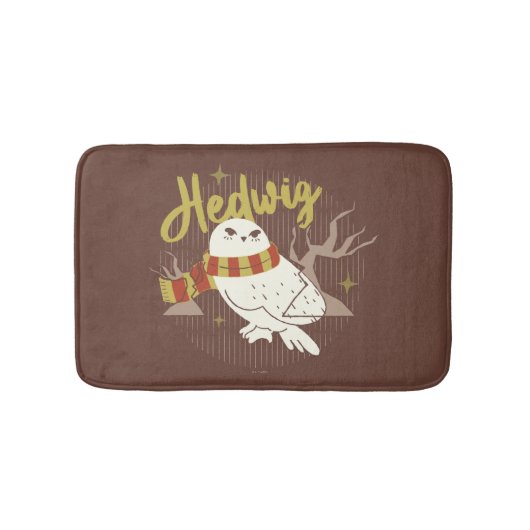 Hedwig Whimsicaler Wald Zeichnung Badematte (Vorderseite)