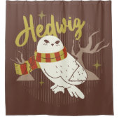 Hedwig Whimsicaler Wald Zeichnung Duschvorhang (Vorderseite)