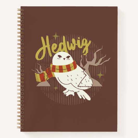 Hedwig Whimsicaler Wald Zeichnung Notizblock (Vorderseite)
