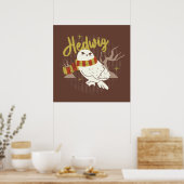 Hedwig Whimsicaler Wald Zeichnung Poster (Küche)