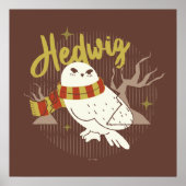 Hedwig Whimsicaler Wald Zeichnung Poster (Vorne)