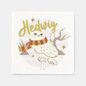 Hedwig Whimsicaler Wald Zeichnung Serviette (Vorderseite)