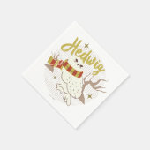 Hedwig Whimsicaler Wald Zeichnung Serviette (Ecke)