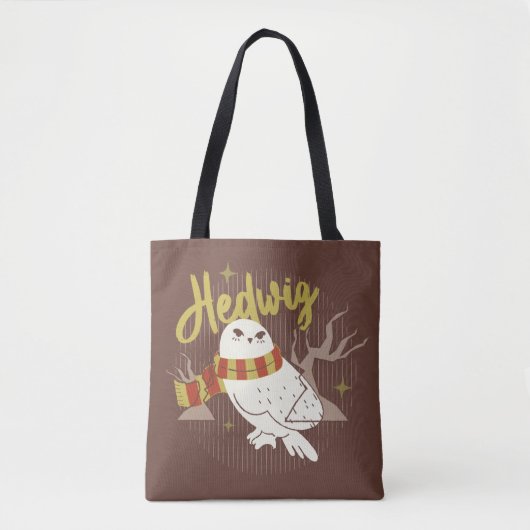 Hedwig Whimsicaler Wald Zeichnung Tasche (Vorderseite)