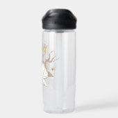 Hedwig Whimsicaler Wald Zeichnung Trinkflasche (Rückseite)