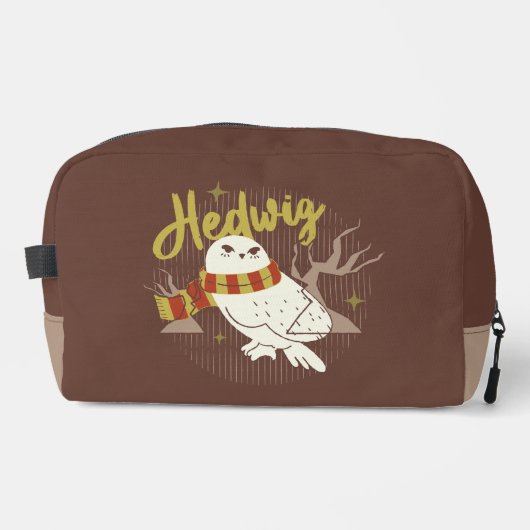 Hedwig Whimsicaler Wald Zeichnung Waschbeutel (Vorderseite)