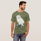 Hedwig With Letter Whimsical Drawing T-Shirt (Vorne ganz)