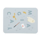 Hedwigh "Magical" Typografy Graphic Magnet (Horizontal)