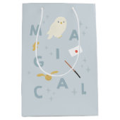 Hedwigh "Magical" Typografy Graphic Mittlere Geschenktüte (Vorderseite)