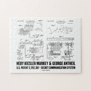Hedy Kiesler Markey G. Antheil US-Patent 2292387 Puzzle