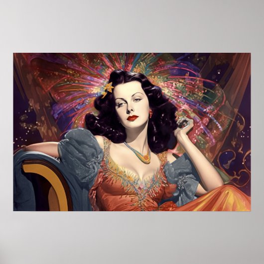 Hedy Lamarr in Miami der 1920er Poster (Vorne)