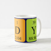 Hedy Periodenname Tasse (VorderseiteRechts)