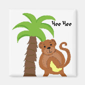 Hee Funny Monkey Magnet (Vorne)